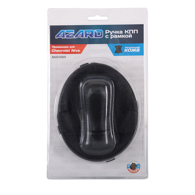 Ручка КПП Chevrolet Niva Рамка М. кожа в бл./черн/
