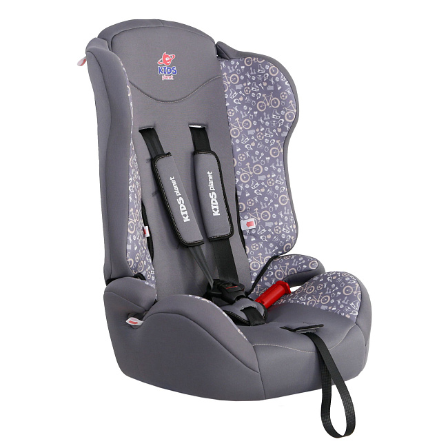 УУД Kids Planet Meteor гр.I/II/III, велосипед серый