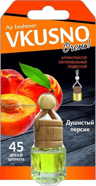 Аром. подв. флакон "Vkusno" Персик
