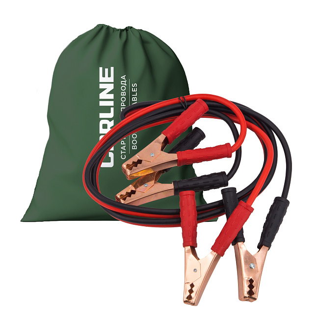 Провода прикуривания CARLINE 200А 2,0м (мешок полиэстер)