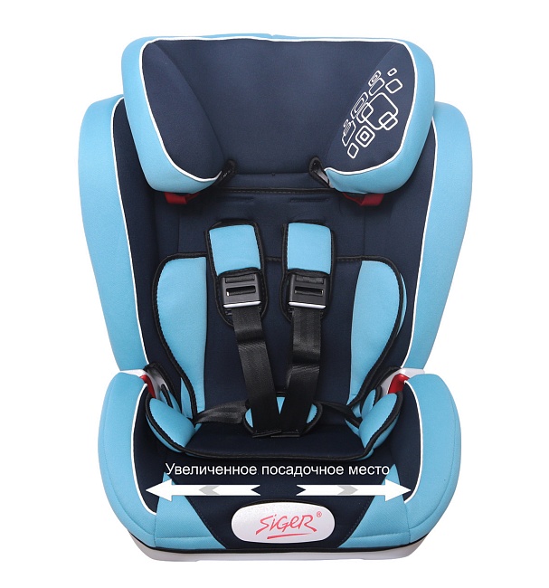 УУД Siger Индиго Isofix Lux гр.I/II/III, синий