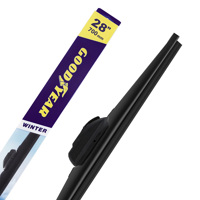 Щетка зимняя GY Winter PREMIUM 28"/700 мм, 9 переходников