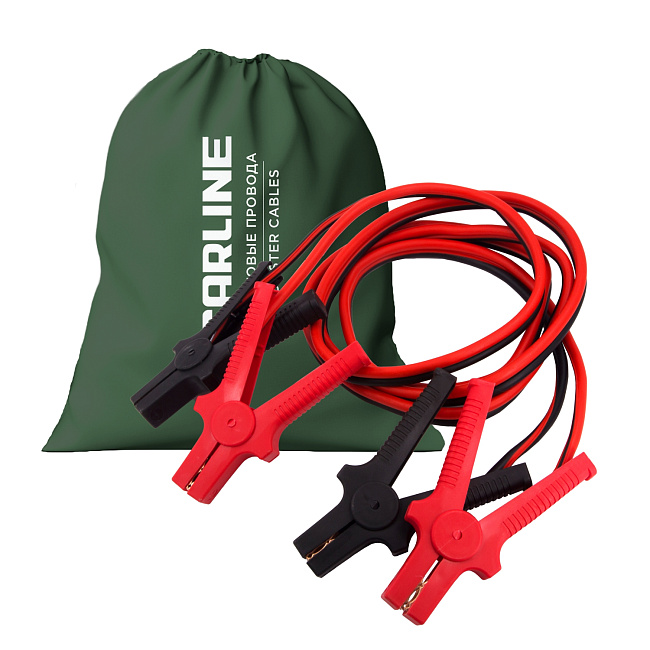 Провода прикуривания CARLINE 600А 3,0м (мешок полиэстер)