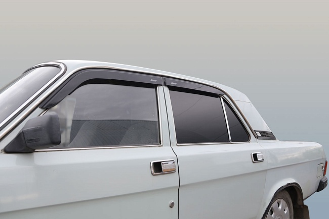 Дефлекторы AZARD GAZ Volga 82-09 седан, нак., 4шт