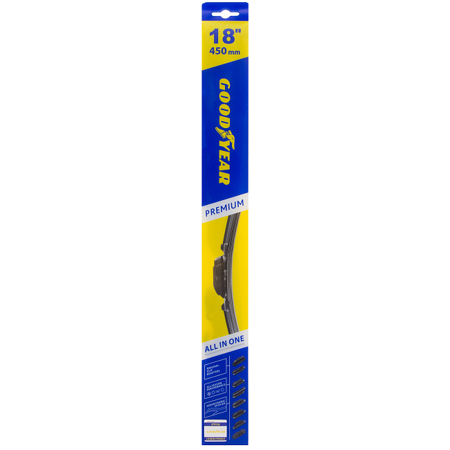 Щетка бескаркасная PREMIUM 18"/450 мм