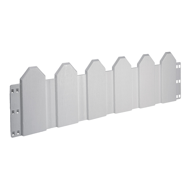 Заборчик для сада декоративный Lucky Way, 60 см, 5 шт, белый