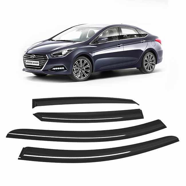 Дефлекторы CORSAR Hyundai i40 I VF 11-19 седан, нак., 4шт