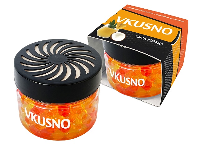 Аром. банка с гел. шар. "Vkusno" Пина колада