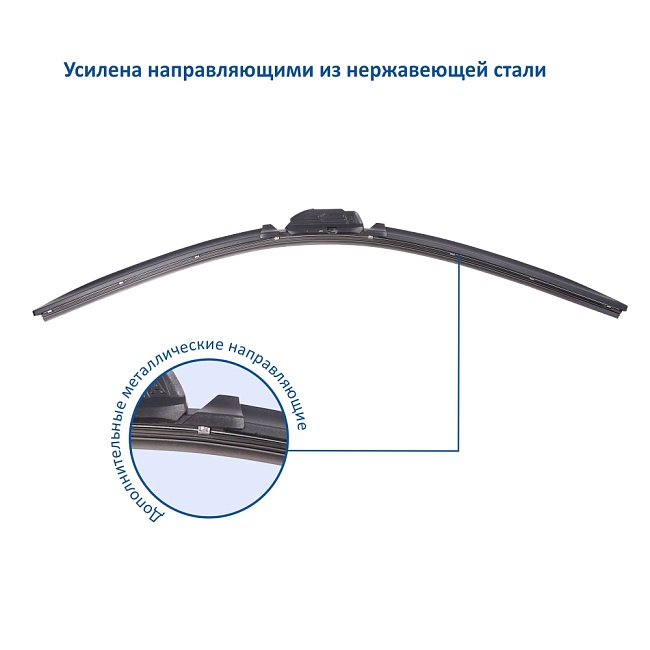 Щетка бескаркасная PREMIUM 24"/60 cm