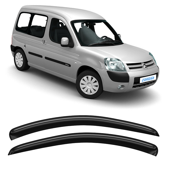 Дефлекторы CORSAR Citroen Berlingo VU I 96-12 фургон, нак., 2шт